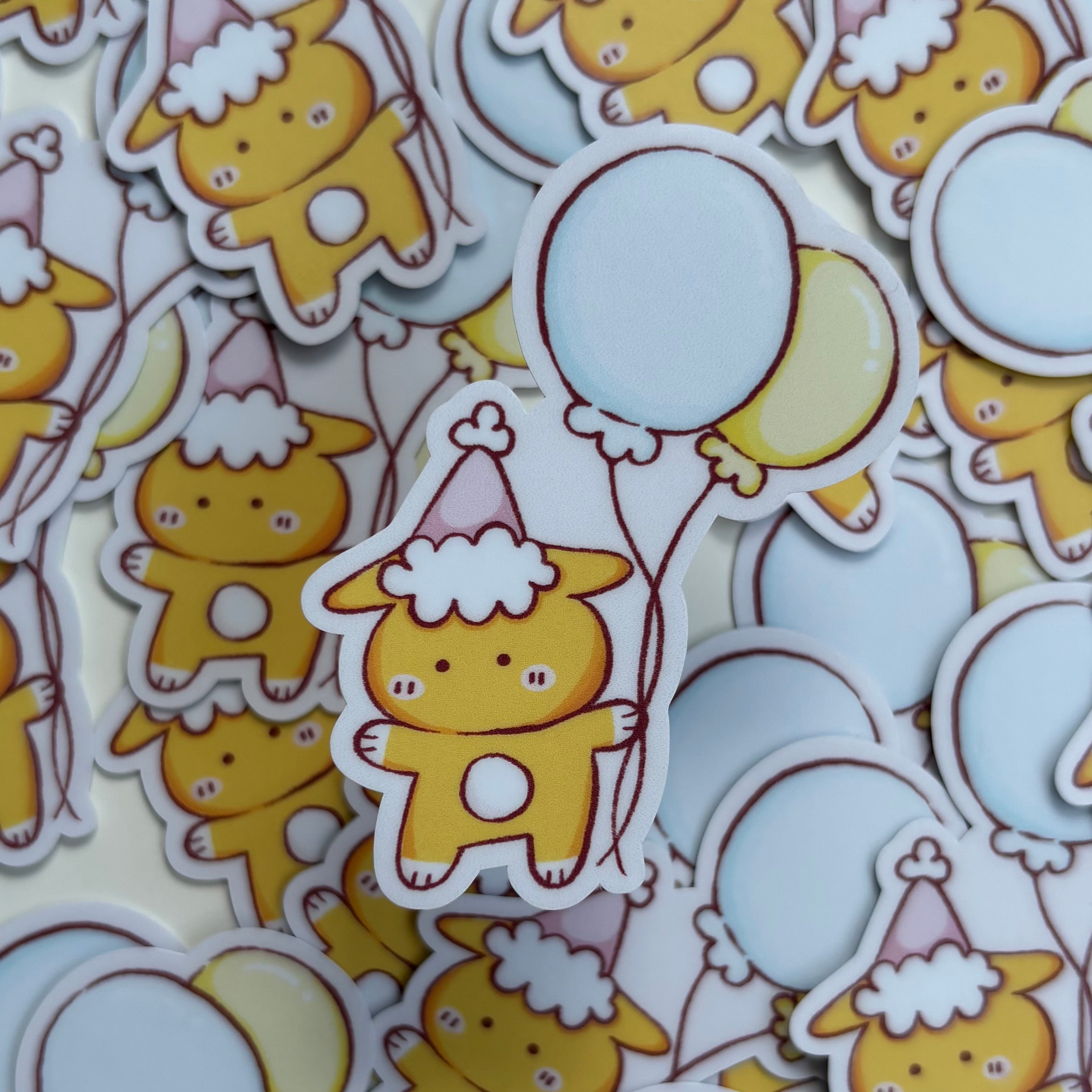 Balloon Carrot - Sticker