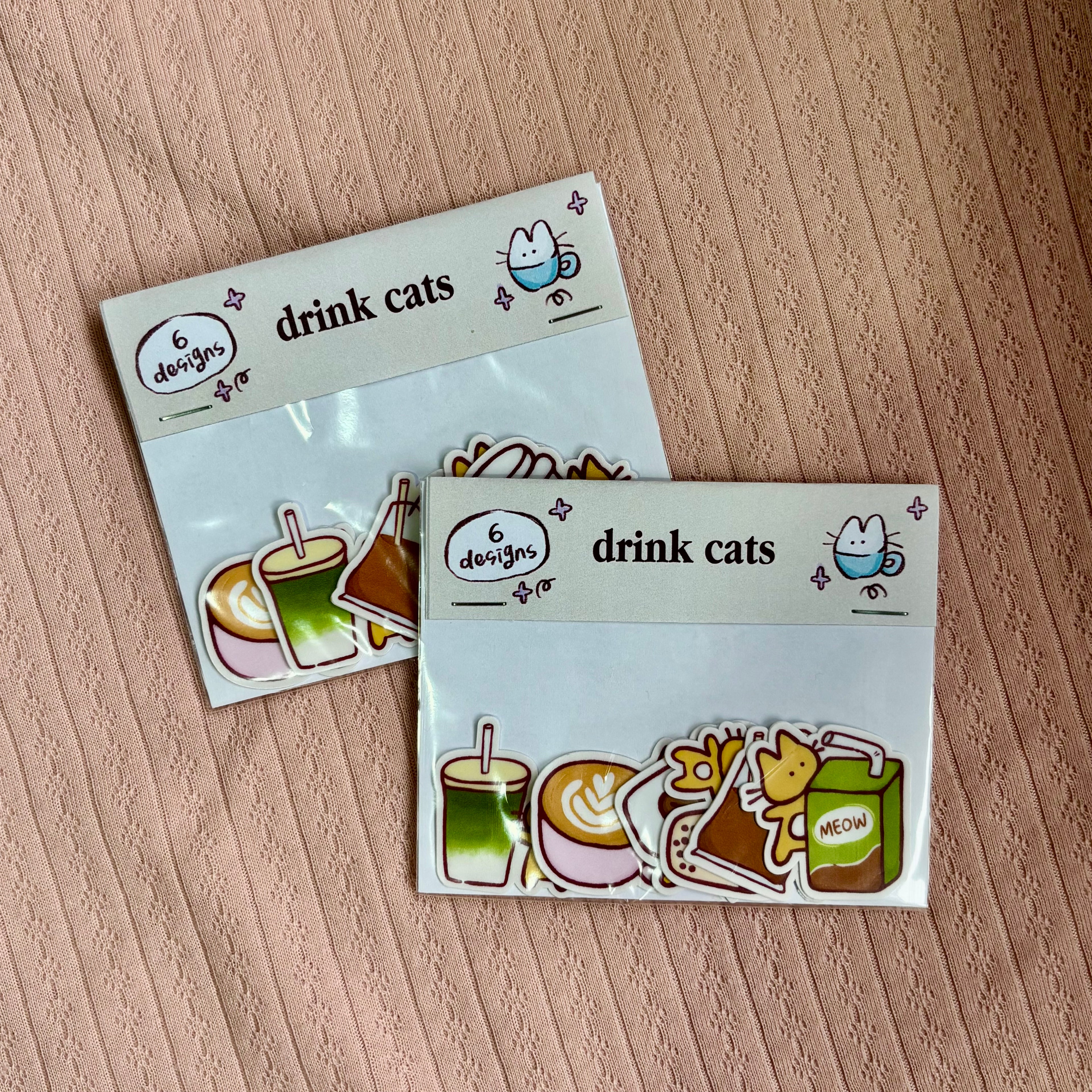 Drink Cats - Sticker Set