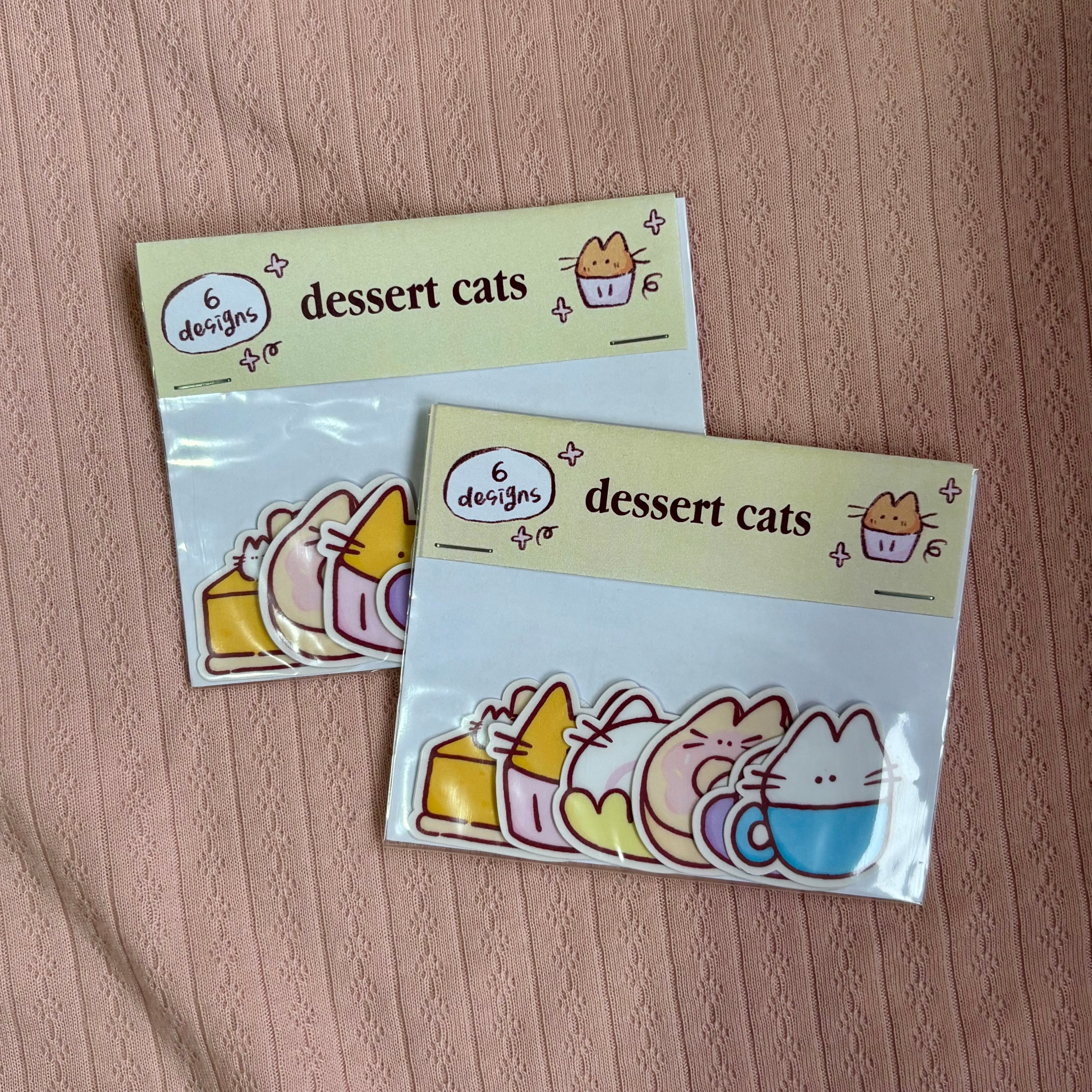 Dessert Cats - Sticker Set