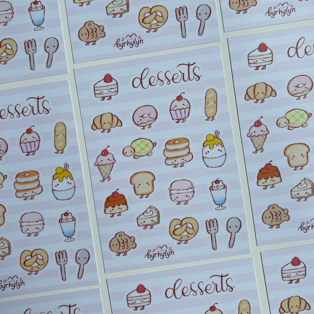 Dessert Legs - Sticker Sheet