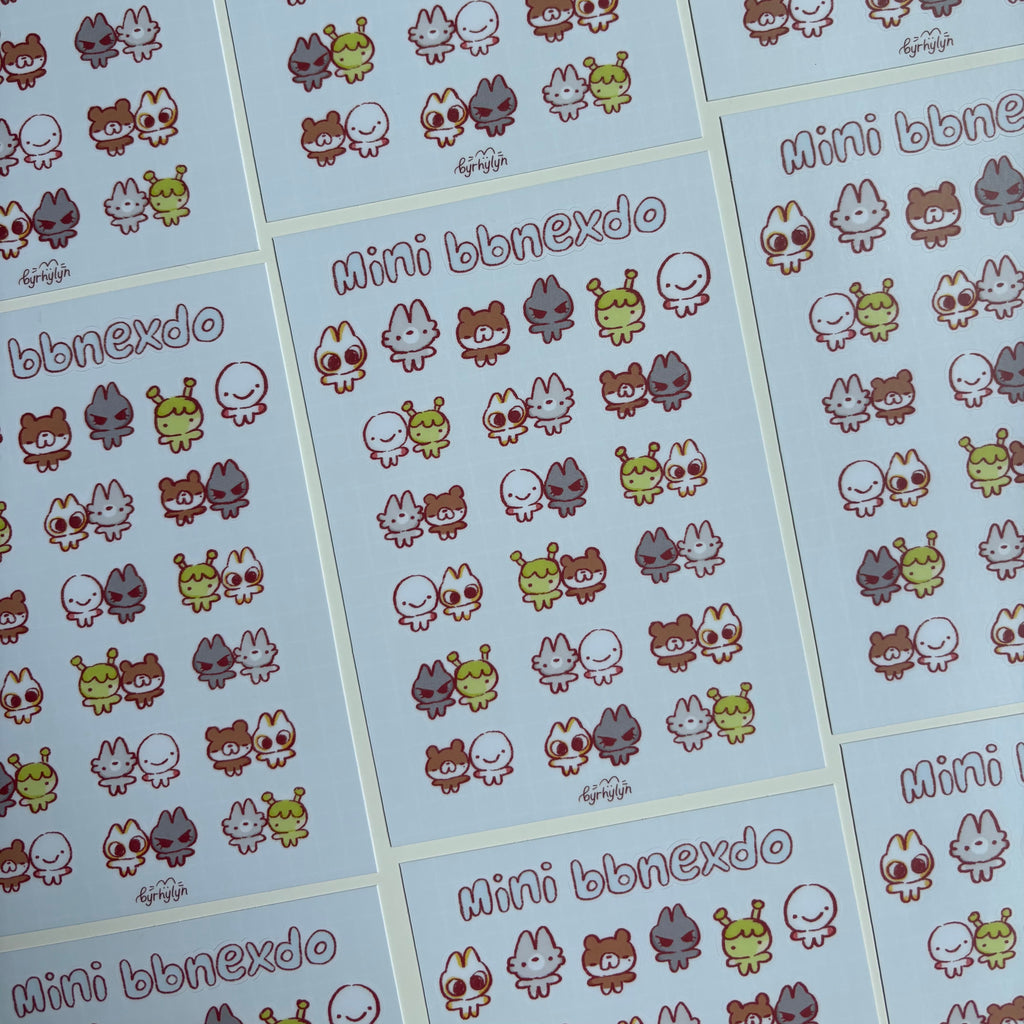 Mini Bbnexdo - Sticker Sheet