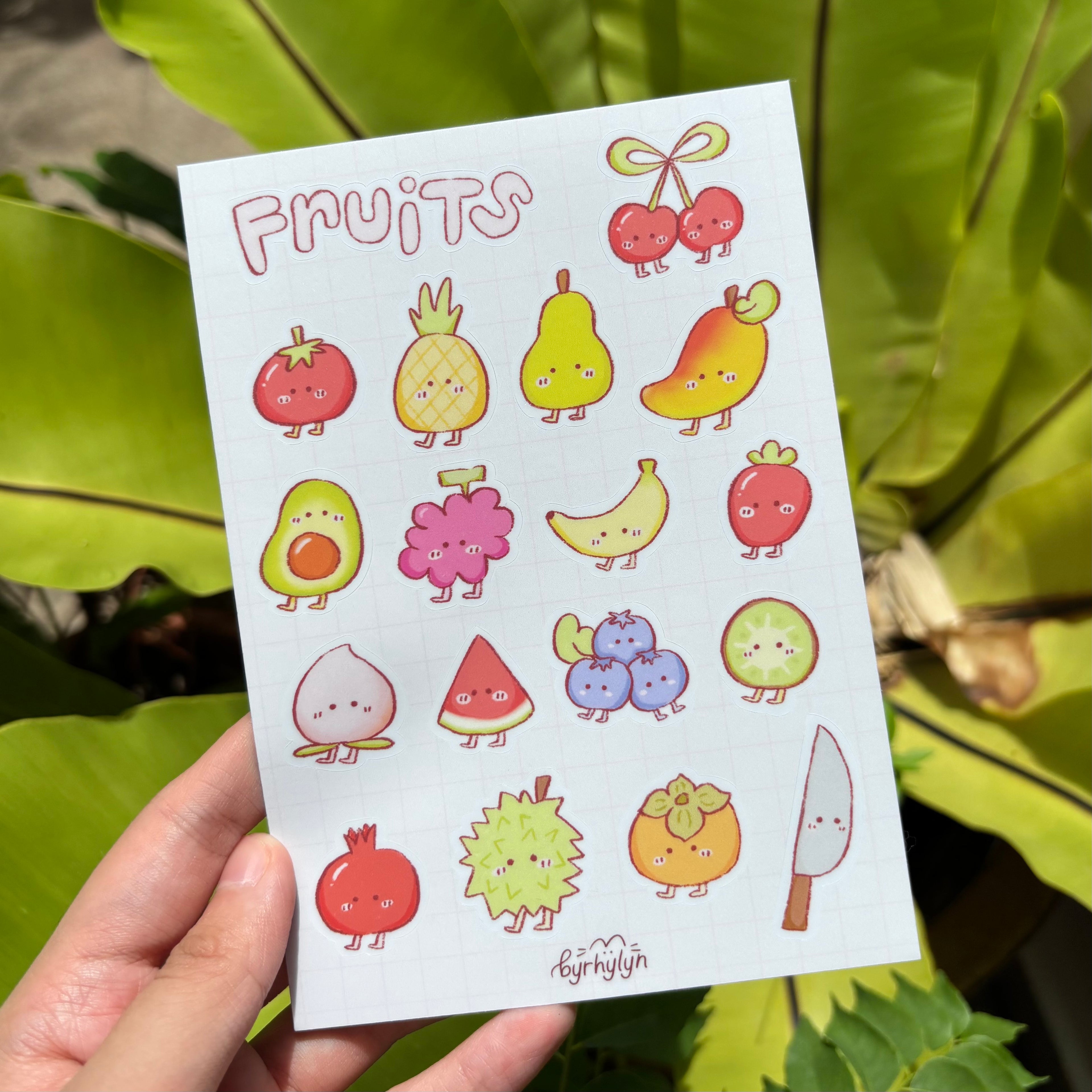 Fruit Legs - Sticker Sheet