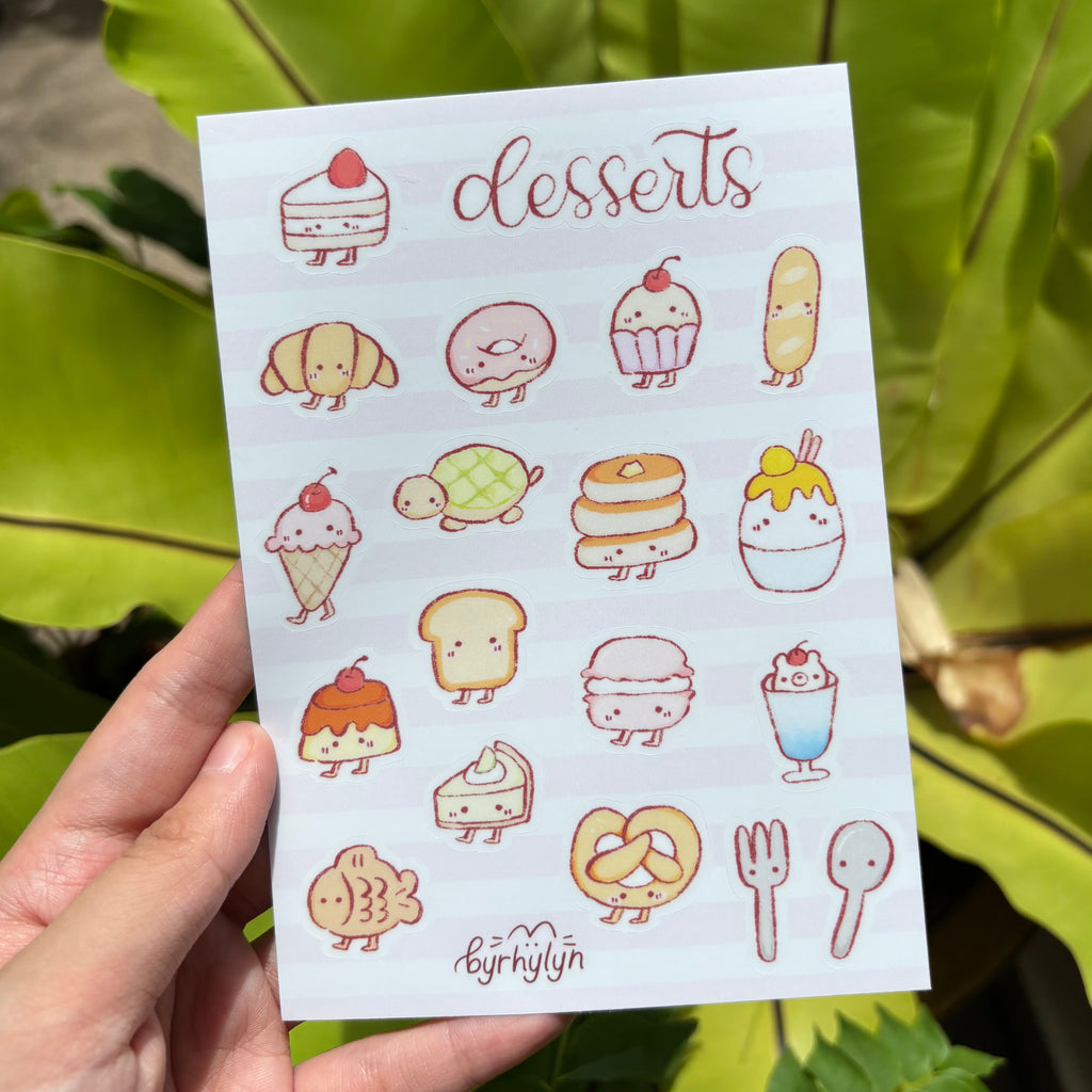 Dessert Legs - Sticker Sheet