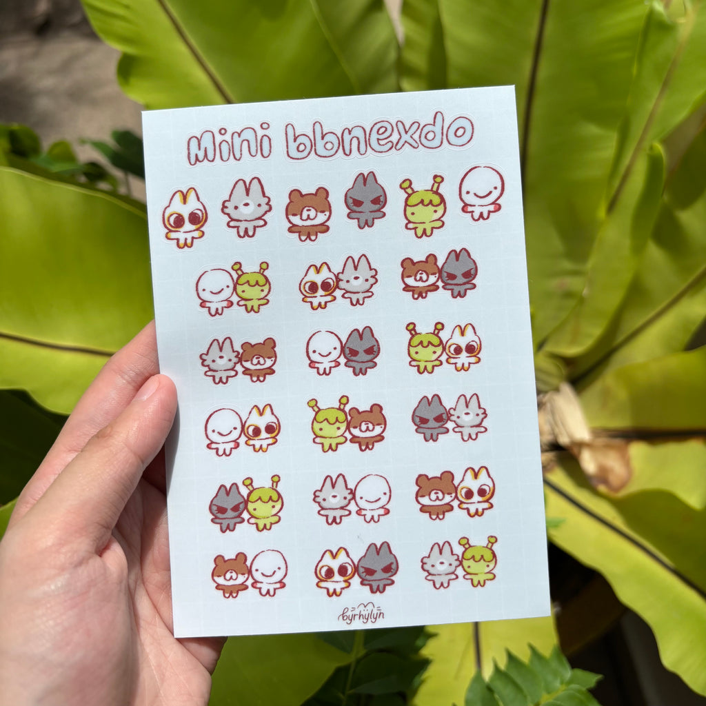 Mini Bbnexdo - Sticker Sheet