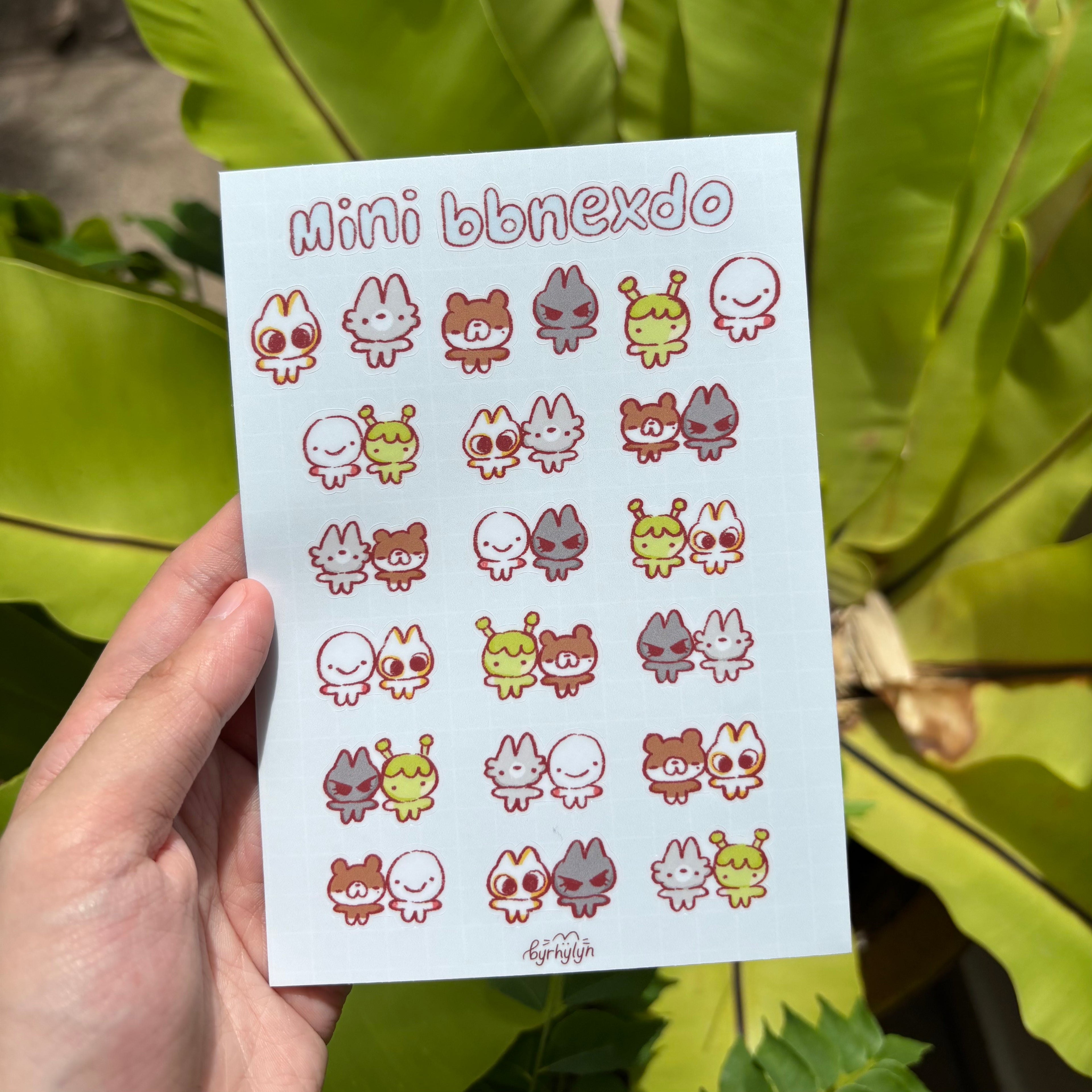 Mini Bbnexdo - Sticker Sheet