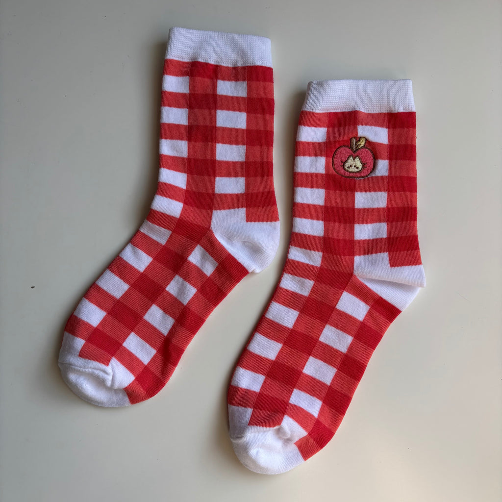 Apple Cat - Sock