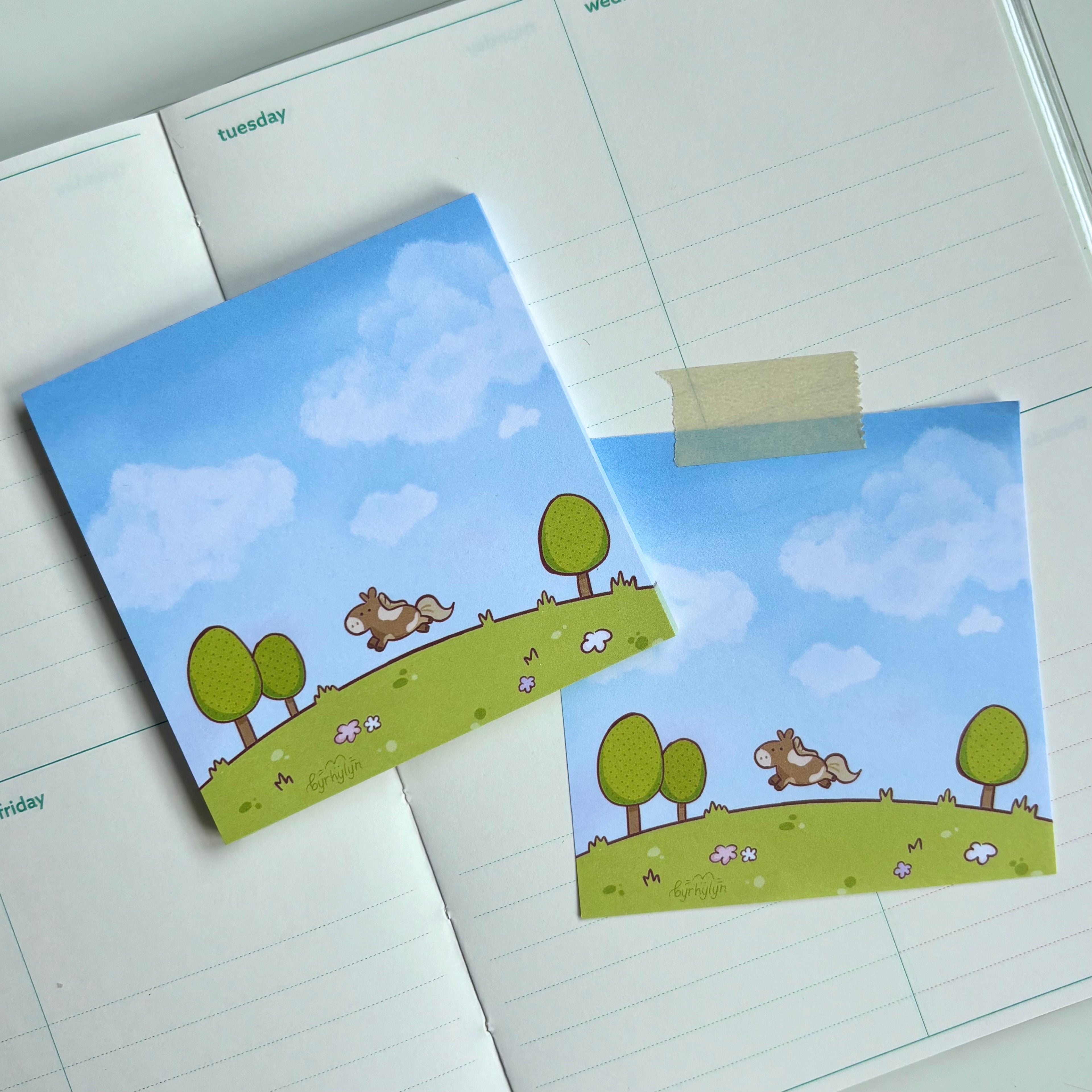 Horse - Memo Pad