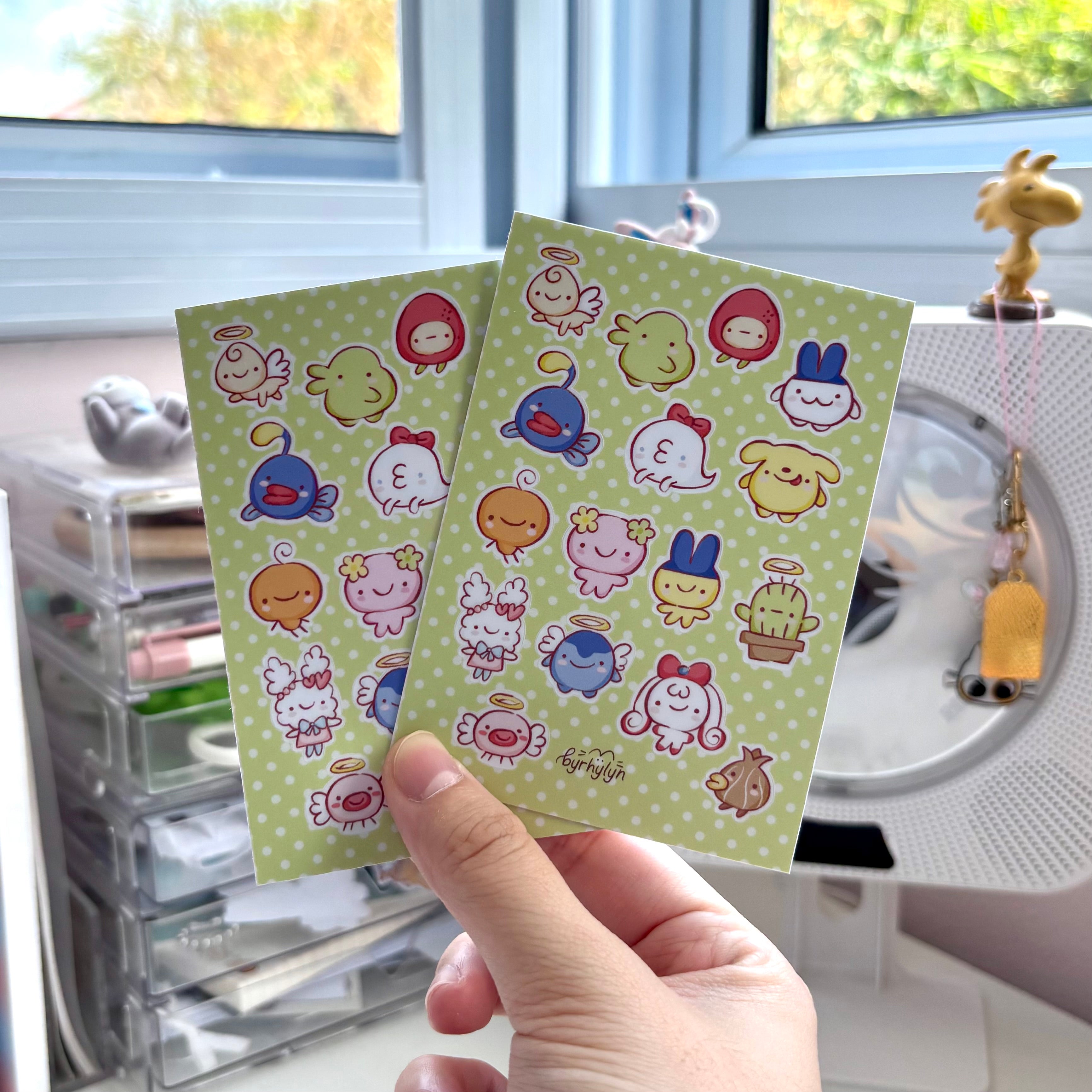 Tamagotchi - Mini Sticker Sheet
