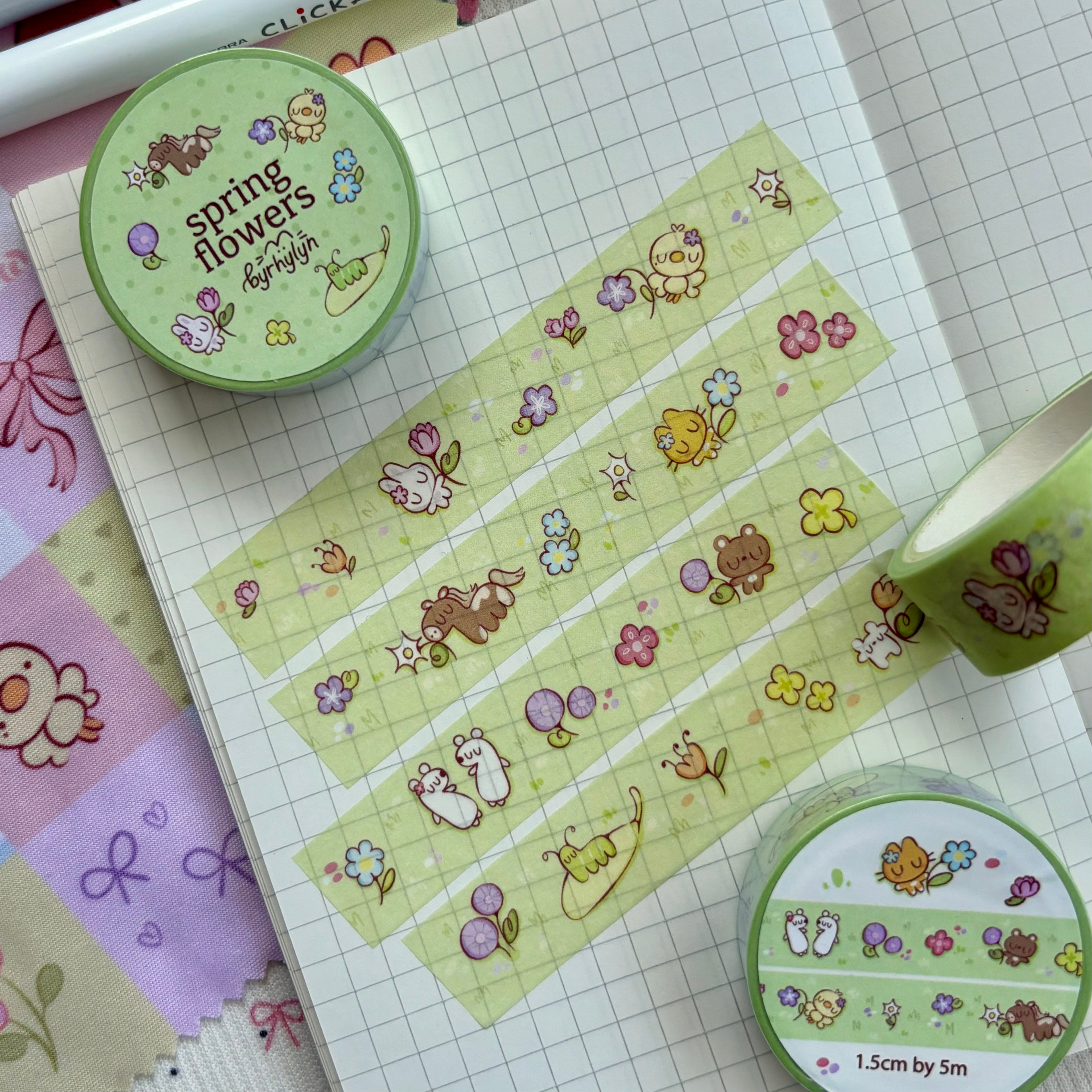 Spring Flowers - Washi Tape