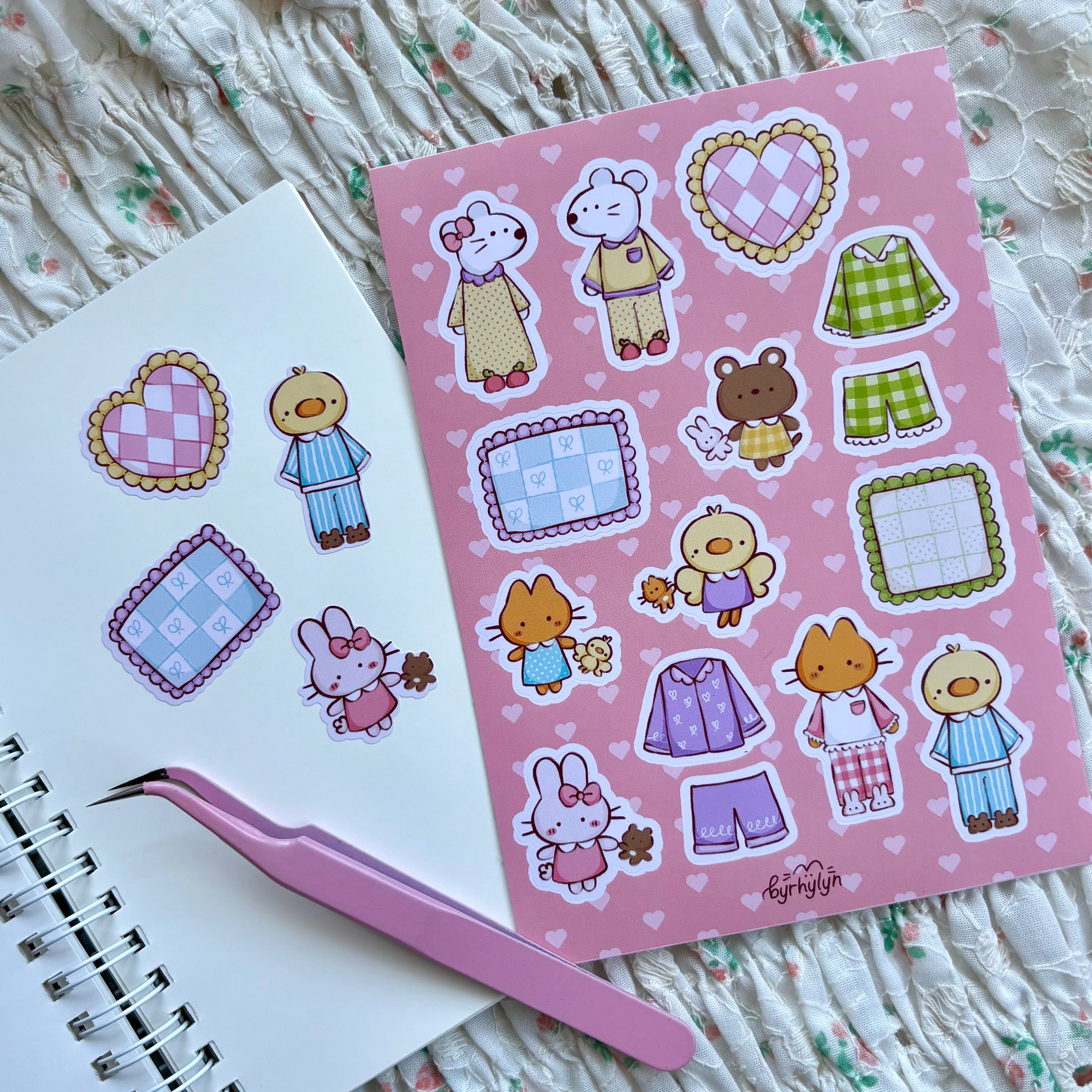 Comfy Pyjamas - Sticker Sheet