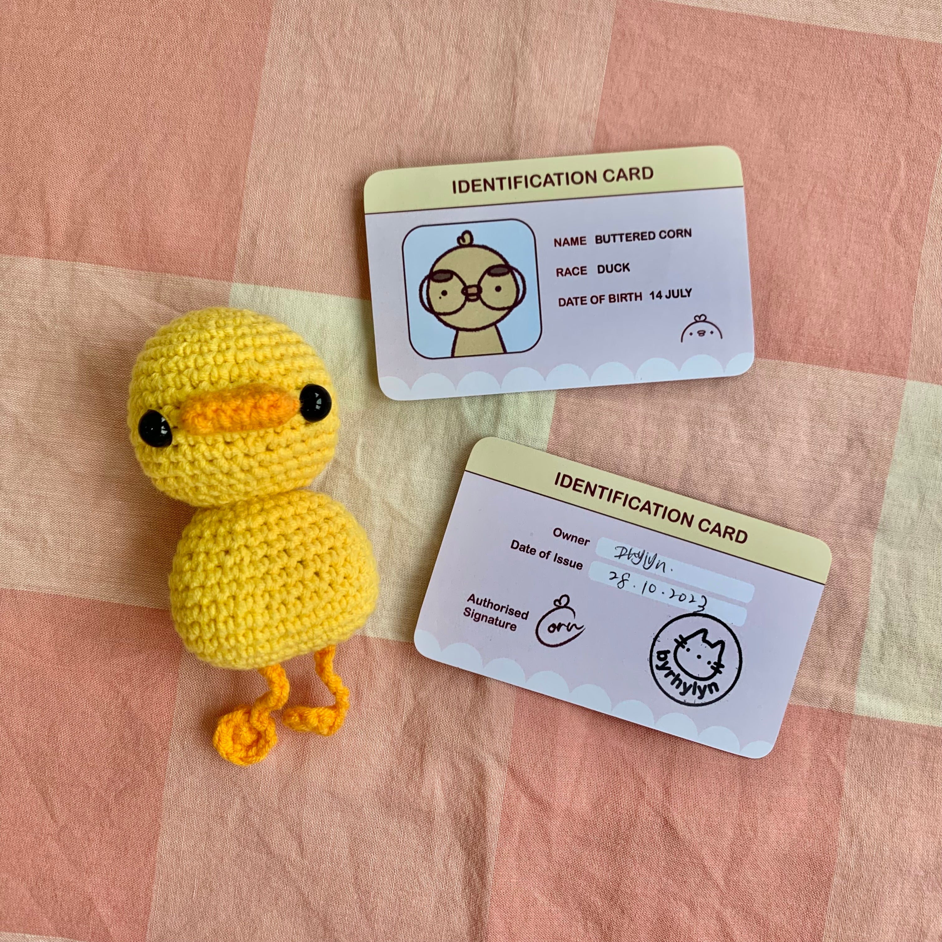Corn (Ala Carte) - Crochet Keychain