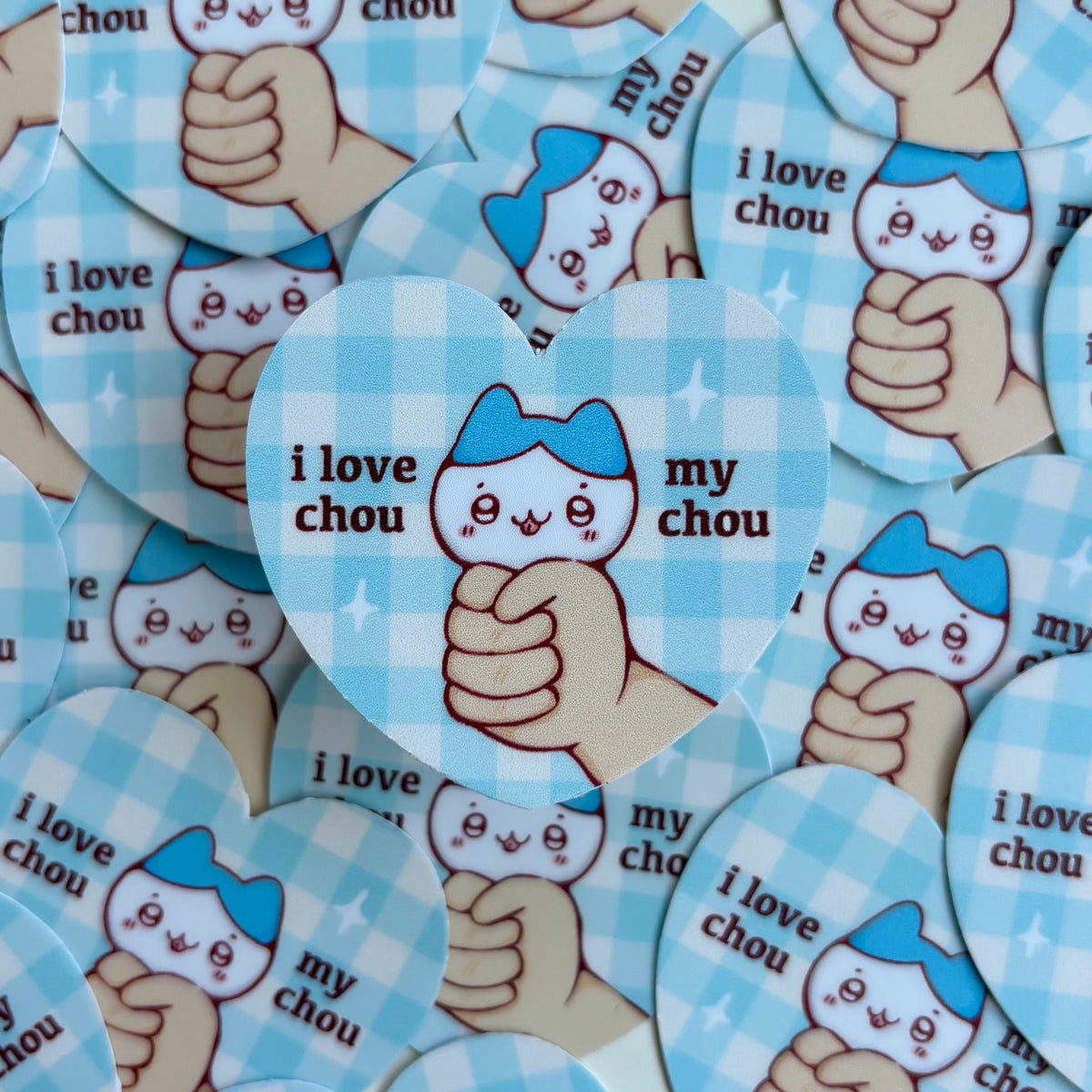 I Love My Chou Chou (Hachiware) - Sticker