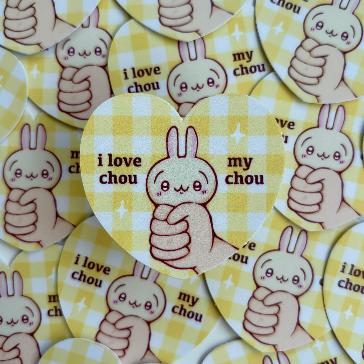 I Love My Chou Chou (Usagi) - Sticker