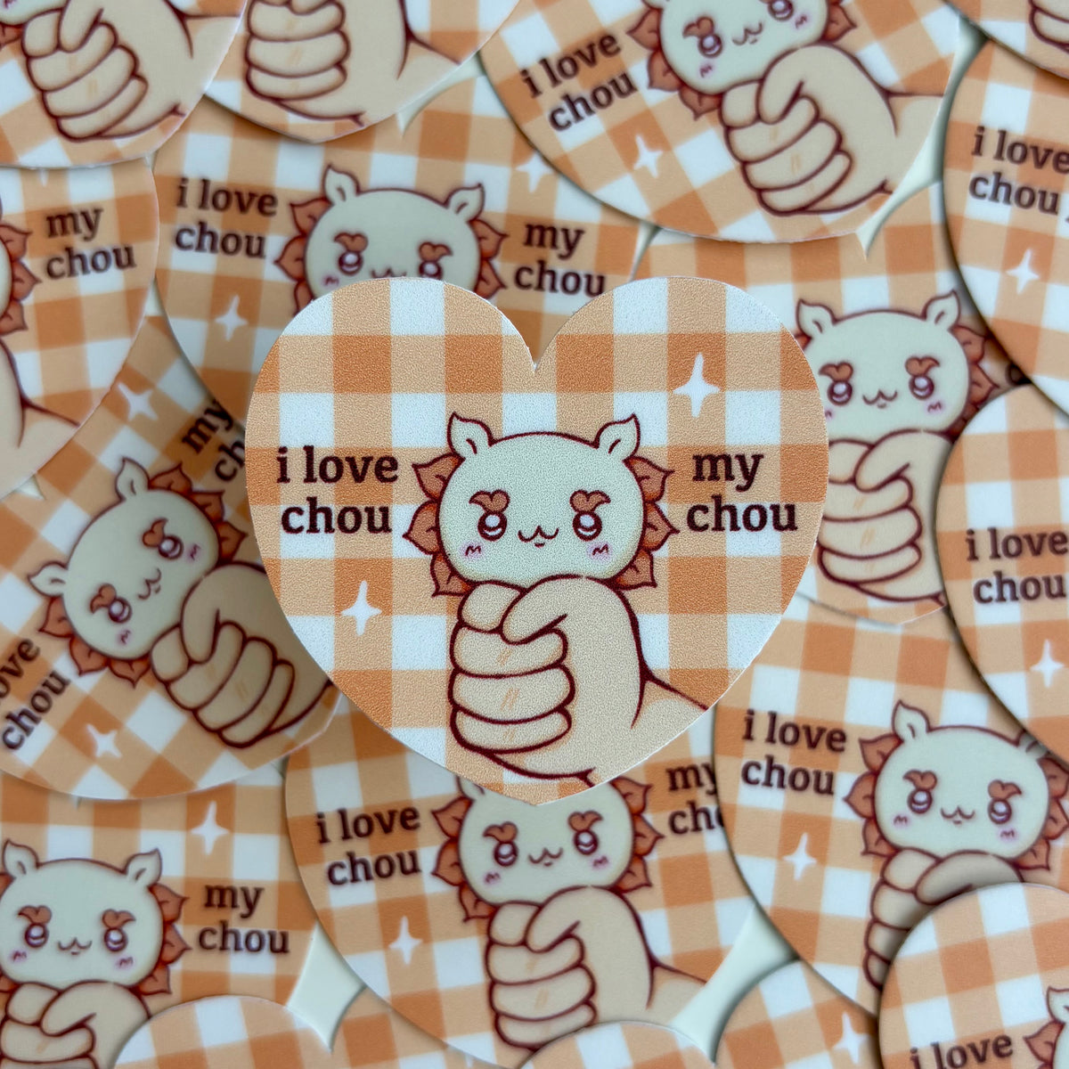 I Love My Chou Chou (Shisa) - Sticker