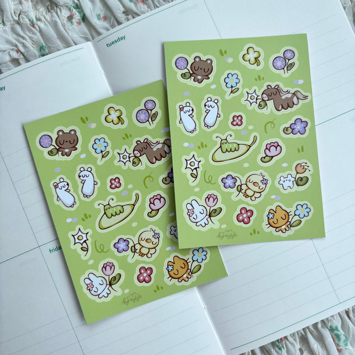 Spring Flowers - Mini Sticker Sheet
