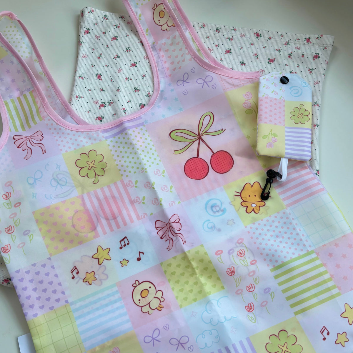 Pastel Patchwork - Reusable Bag